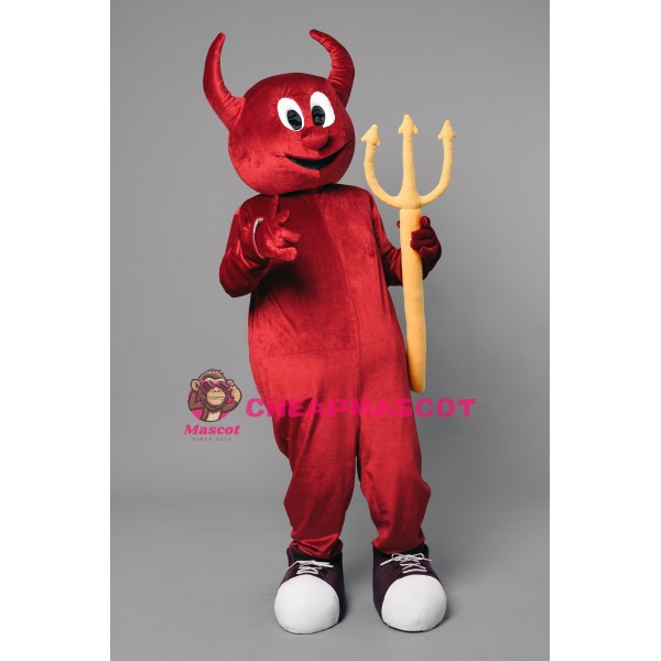 Young Cartoon Devil Mascot Costume 