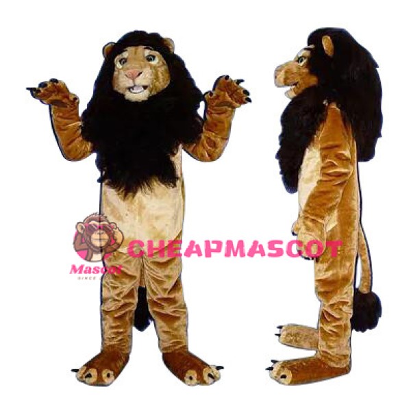 African Lion Animal Mascot Adult Costume 