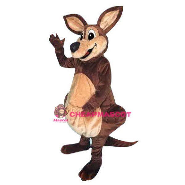 Friendly Kangaroo Animal Mascot Costume