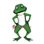 Lovely Green Frog Mascot Adult Costume 