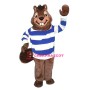 Cute Brown Squirrel Mascot Costume 