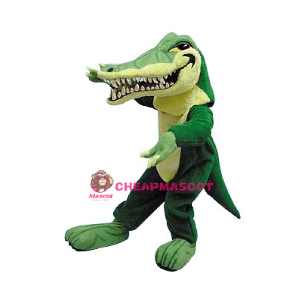 Advanced Custom Green Crocodile Mascot Costume 