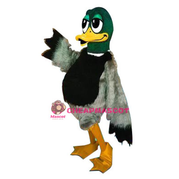 Cute Cartoon Mallard Duck Mascot Costume 