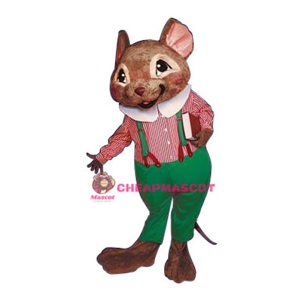 Rat Scholar Mascot Costume