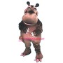 Hippo Animal Mascot Costume