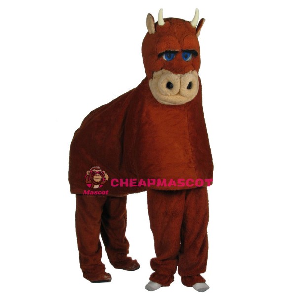 Red Bull Mascot Costume For Two People