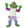 Hip-hop Frog Mascot Adult Costume
