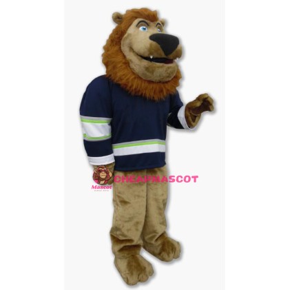 University Power Lion Mascot Costume 