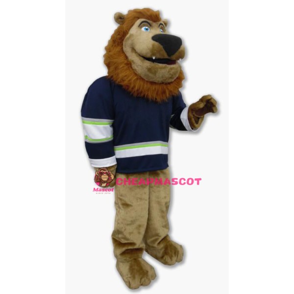University Power Lion Mascot Costume 