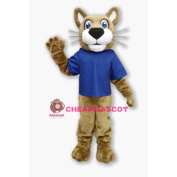 College Wildcat Mascot Adult Costume