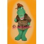 Green Crocodile Cowboy Mascot Adult Costume 