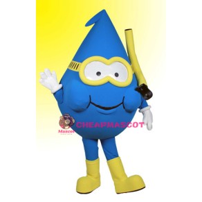 Cartoon Willie Water Drop Diver Lightweight Mascot Costume 
