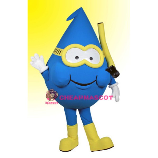 Cartoon Willie Water Drop Diver Lightweight Mascot Costume 