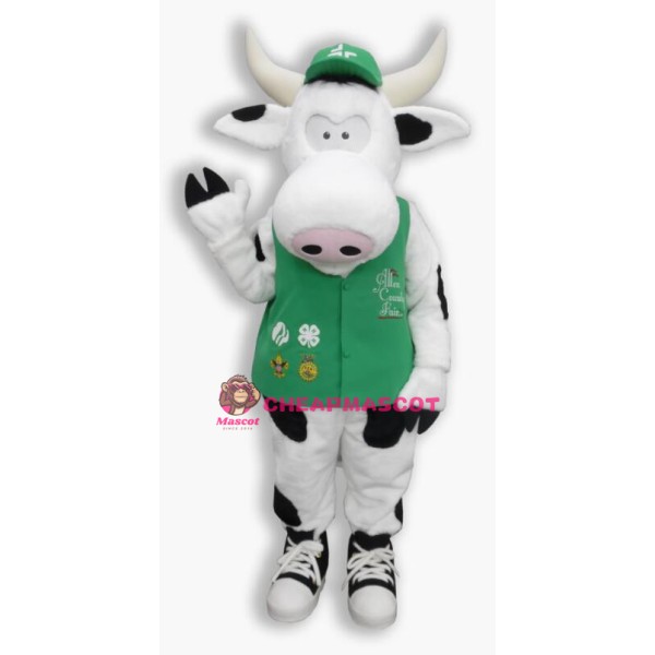 Milk Cow Volunteer Mascot Costume