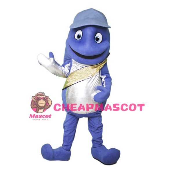 Cartoon Blue Monster Lightweight Mascot Adult Costume