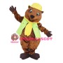 Lovely Brown Beaver Mascot Adult Costume