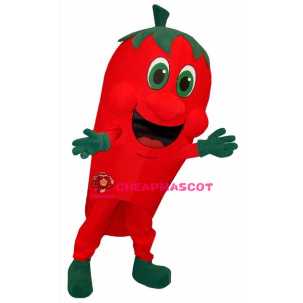 Cartoon Red Pepper Lightweight Mascot Costume For Adult