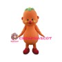 Cartoon Orange Puppet Mascot Costume Adult Size