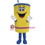 Cartoon Snow Top Coffee Lightweight Mascot Adult Costume