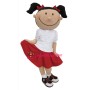 Cute Little Girl Mascot Costume 