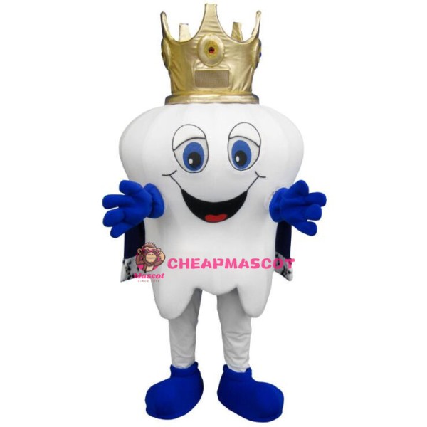 Cartoon Tooth King Lightweight Mascot Costume