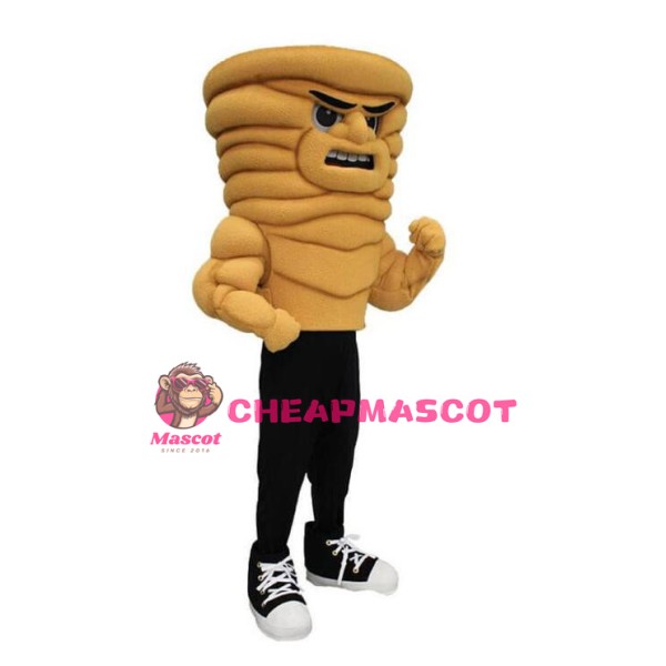 Angry Cartoon Power Cyclone Lightweight Mascot Adult Costume