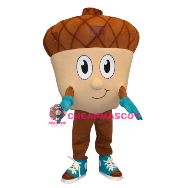 Adult Cartoon Acorn Lightweight Mascot Costume 