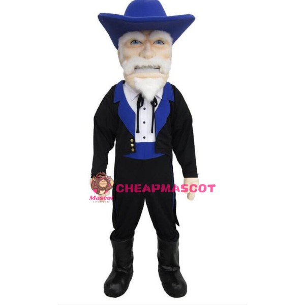 Kind Old Cowboy Mascot Adult Costume 