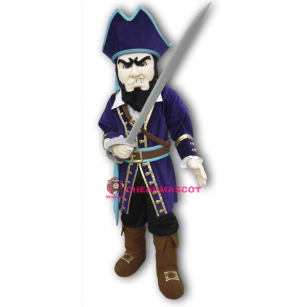 Evil Purple Patriot Mascot Costume 