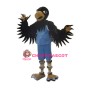 College Basketball Black Crow Mascot Costume 