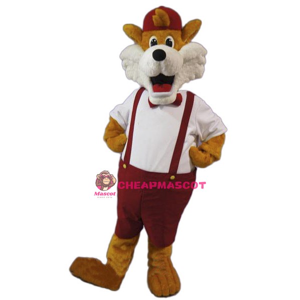 American Fox Mascot Adult Costume 