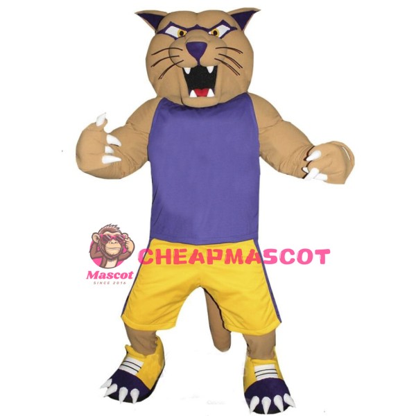 Fierce Power Jaguar Sports School Mascot Costume
