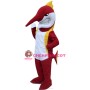 Fierce Red Beak Shark Mascot Costume