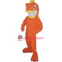 Fierce Power Orange Guppy Mascot Costume