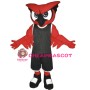 Power Red Owl Sports School Mascot Costume