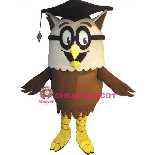 Cartoon Owl Doctor Lightweight Mascot Costume
