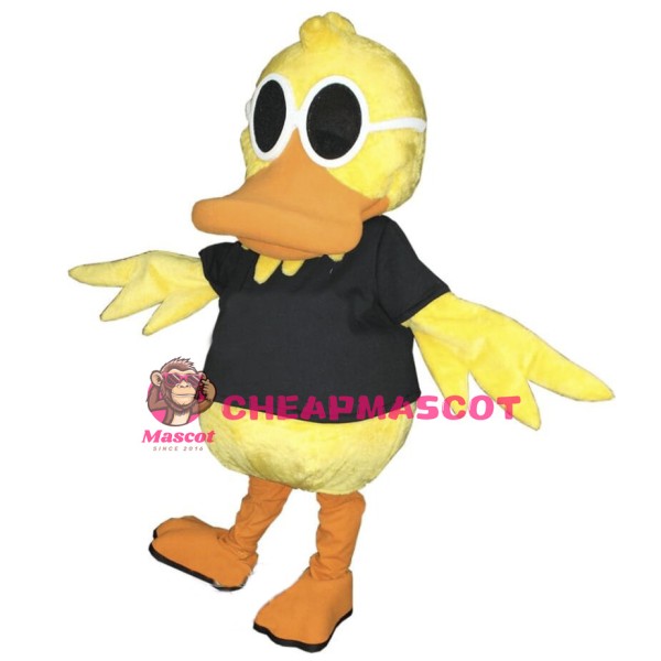 Cool Yellow Duck Mascot Costume 