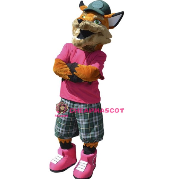 Confident Fox Mascot Adult Costume 