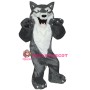 Howling Gray Wolf Animal Mascot Costume 