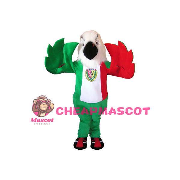 Italian White Headed Eagle Mascot Adult Costume