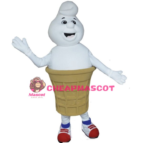 Cartoon Ice Cream Cone Lightweight Mascot Costume 