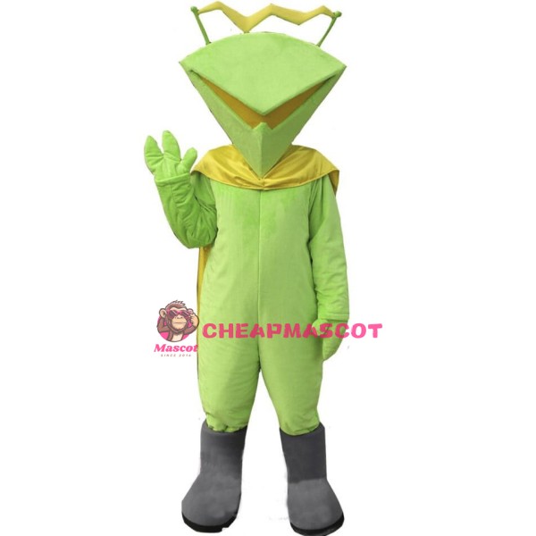 Green Mantis Mascot Adult Costume 