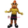 Power Orange Alien Mascot Costume 