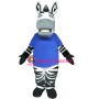 Lethargic Zebra Mascot Costume