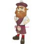 Scottish Bearded Man Mascot Costume