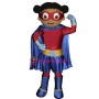 Superhero Girl Mascot Costume