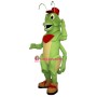 Adult Cartoon Green Grasshopper Mascot Costume 