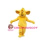 Cute Yellow Elephant Mascot Adult Costume 