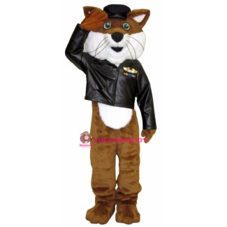 Loyal Fox Police Plush Mascot Costume 