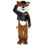 Loyal Fox Police Plush Mascot Costume 